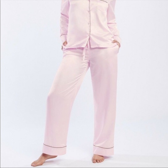 Savage X Fenty | Intimates & Sleepwear | Savage X Fenty Light Pink Satin Pajama Pants M | Poshmark